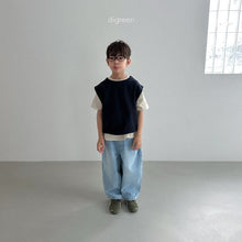 Load image into Gallery viewer, 【予約】volumedenim　pants　デニム　ゆったり　2025 女の子 男の子   Digreen Wselect
