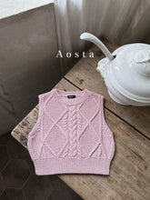画像をギャラリービューアに読み込む, 【即納】Almond knit vest　 韓国子供服　ニット　ベスト　リンクコーデ　Aosta　Wselect
