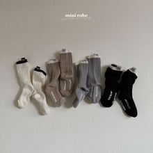 Load image into Gallery viewer, 【即納】minirobe　socks　4足セット　ソックス　SET　靴下　シューズ　minirobe　gift　Wselect
