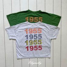 Load image into Gallery viewer, 【即納】1955-T　半袖　tops 90～150cm　夏 韓国 2025 ELLY MOLLY Wselect
