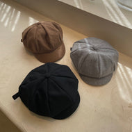 [Ready to ship] Wool newsboy cap, hat, kids cap, kids Lovin Wselect