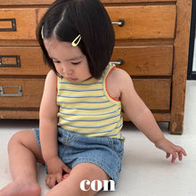 Load image into Gallery viewer, 【予約】CONピンコット・ナシT　夏　韓国子供服　ベビー服 SS 韓国 2026
