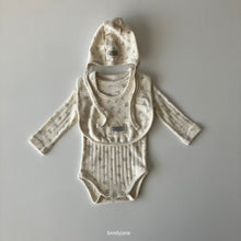 Cargar imagen en el visor de la galería, 【予約】花柄リブロンパース　スタイ　ボンネット　 AW 韓国  韓国子供服　BRODYJANE 2026 (コピー) (コピー)
