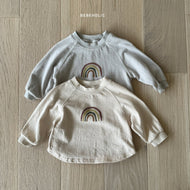 【即納】レインボーロンT　長袖　春　TOPS　baby　Kids　ベベホリック　BEBEHOLICK