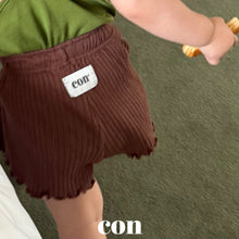 Load image into Gallery viewer, 【予約】CONワンピックリブドパンツ　bottom　夏　韓国子供服　ベビー服 SS 韓国 2026
