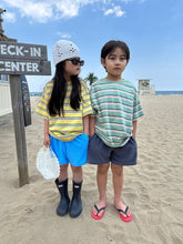 Load image into Gallery viewer, 【予約】 OURマルチボーダーT　90-160　半袖　夏Jr. SS 韓国 2026 OUR - W select  baby kids
