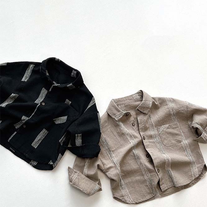 【即納】Natural　cotton　shirt　シャツ　春　Wselect - W select  baby kids