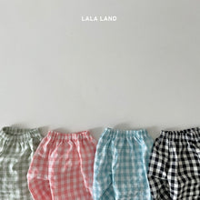 Load image into Gallery viewer, 【即納】ギンガムチェックSUMMERパンツ 　夏　Kids　baby　韓国子供服　2022　lalaland　Wselect - W select  baby kids
