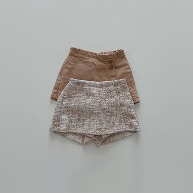 【即納】スタイリッシュラップスカート　パンツ　ツイード　aladinkids　Wselect - W select  baby kids